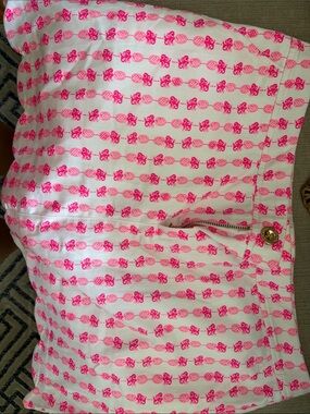 Pink Pineapple Print Skort